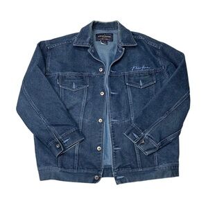 Phat Farm New York mens L heavy duty jean jacket